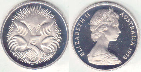 1979 Australia 5 Cents (Proof) A004190